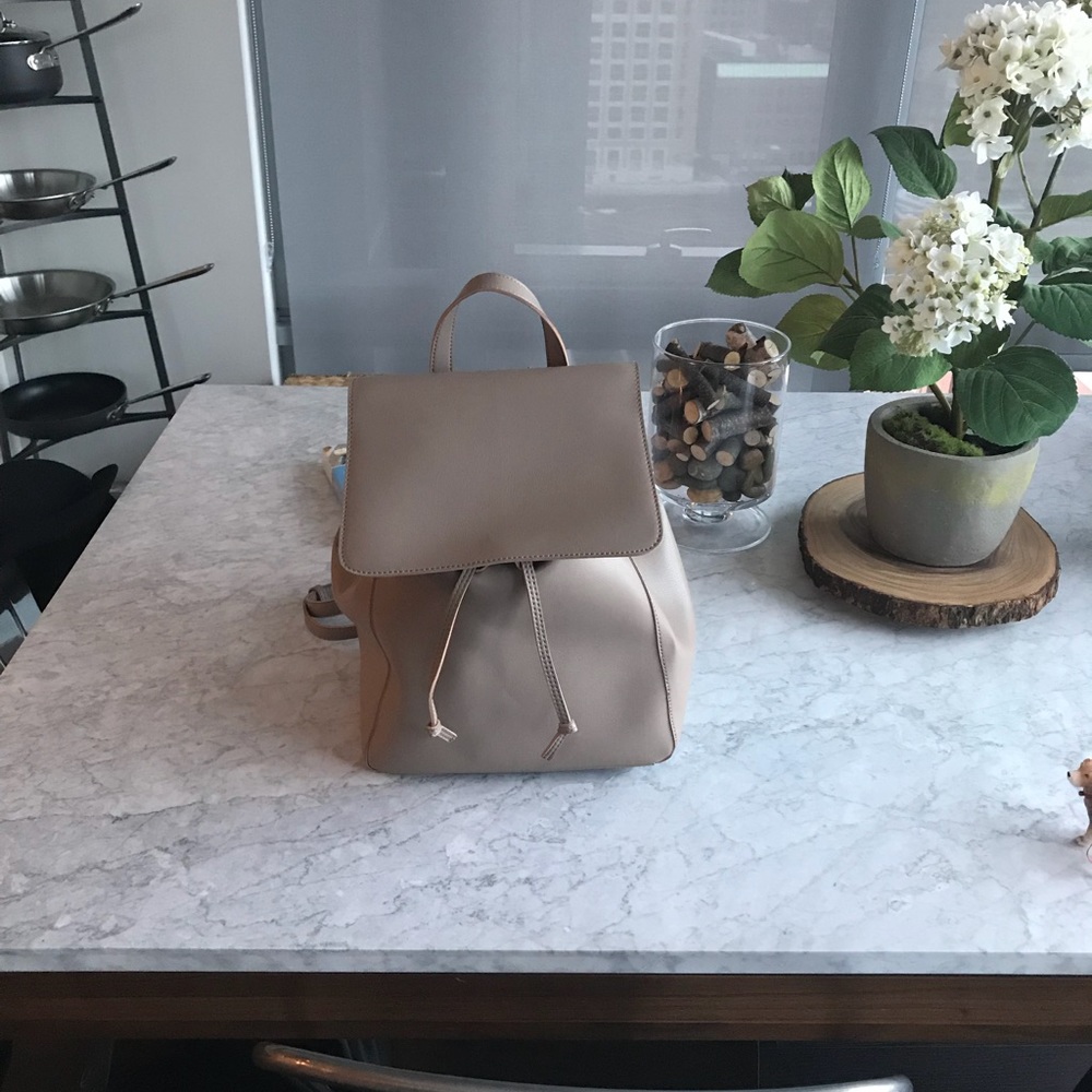Sole Society Taupe Backpack